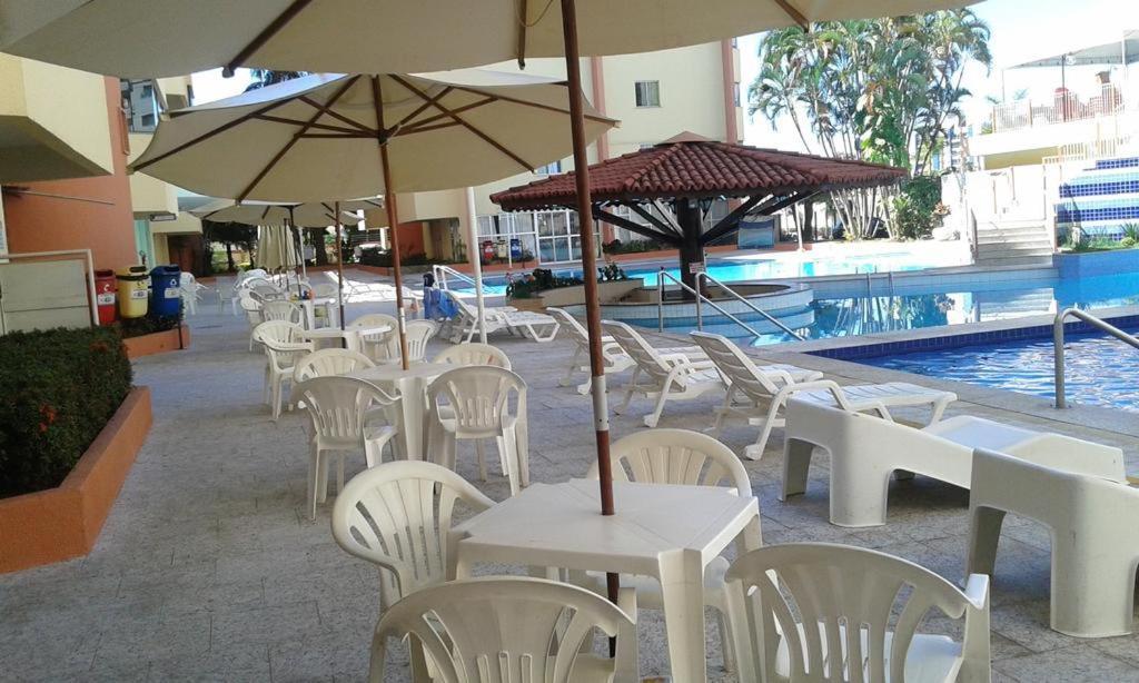 Caldas Novas - Go - Apartamento Parque Das Aguas Quentes Bloco 1 - Em Frente Clube Prive Exteriör bild